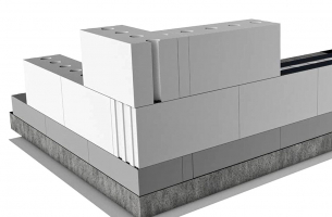 Obr. 7: Převazba zdiva SENDWIX v rohu