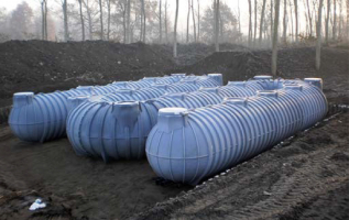 Zadržení dešťové vody pro zeleň ve městech – Enregis 50 mm