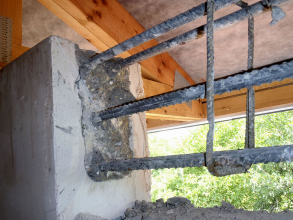 Nevhodné původní věnce s malou vodorovnou tuhostí