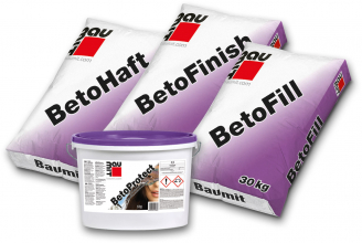 Produktová řada Baumit Beto, sestava produktů