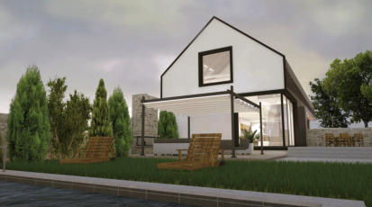 Kategorie Rodinný dům, odměna – David Dubáň, SŠ průmyslová a umělecká Hodonín, vedoucí práce: Ing. Lucie Kopecká