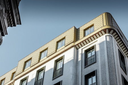 Zlatá vídeňská elegance - nová střecha pro Café Korb