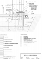 Detail uložení velkoformátového okna