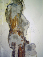 Obr. 5: Detail a celkový pohled na zatékání v prvním podzemním podlaží