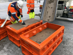 Výroba prefabrikovaných stěnových dílců Reblok z Rebetongu Prefabrikované stěnové dílce Reblok