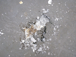 Obr. 20: Koroze na šikmé střeše, Mánesova ulice