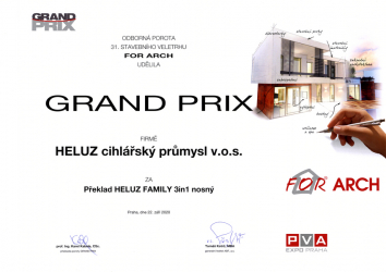 GRAND PRIX pro PŘEKLAD HELUZ FAMILY 3in1 nosný