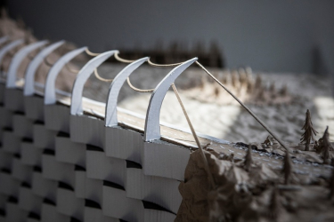 Stavba z vlnité lepenky (ilustrační foto)