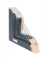 Dřevohliníkové okno 88