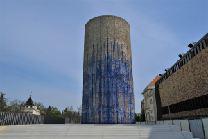 Betonový výdech tunelu Blanka