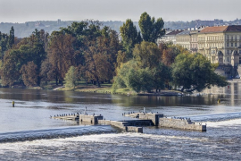 Začala rekonstrukce Staroměstského jezu (zdroj: Metrostav)