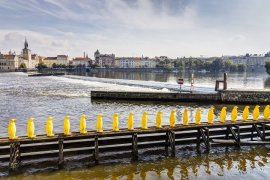 Začala rekonstrukce Staroměstského jezu (zdroj: Metrostav)