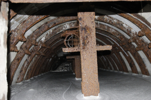 Vyplnění protileteckého krytu (říjen 2019 Nová Karolina - Ostrava)