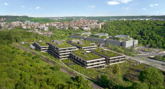 Do nové centrály v Radlicích se přestěhovaly dceřiné společnosti skupiny ČSOB, které sídlily na různých místech v Praze. Se stávajícím sídlem banky je budova propojena lávkou. Vznikl tak kampus, který využije až 5000 zaměstnanců. Kromě kancelářských prostor jsou tu tělocvičny, střešní terasy s běžeckou dráhou a street basketbalovým hřištěm, dále také školicí středisko pro týmová setkání, konference a eventy.