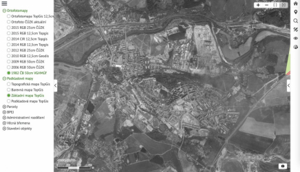 Historická mapa Sokolova na portálu Chytremapy.cz