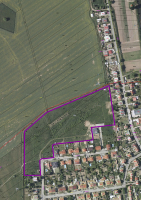 Líchy - vyznačená plocha pro výstavbu