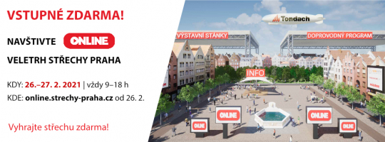 Střechy Praha 2021 ONLINE