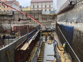 Ukládka zásypového materiálu Terraflow