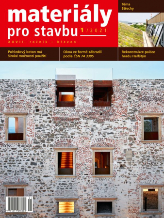 Materiály pro stavbu 1/2021