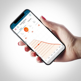 V přehledné aplikaci eLink-App může být přímo na dotykové obrazovce nastaveno devět křivek proporcionálního tlaku a konstantního tlaku pro TacoFlow2 eLink