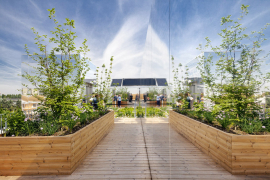 Střecha na pavilonu EXPO 2015 v Miláně, který byl zvolen třetím nejlepším v kategorii architektury. Během šesti měsíců trvání výstavy získal další ocenění od médií i návštěvníků.