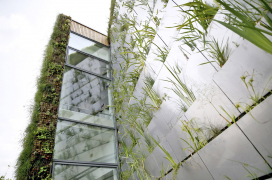 Řešení pláště a kořenové čistírny