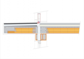 Řez posuzovanou oblastí detailu