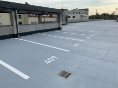 Odvodnění parkovacího domu a autobusového terminálu v Benešově