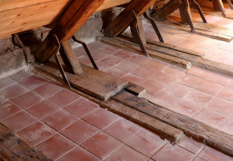 Obr. 21: Detail opraveného krovu