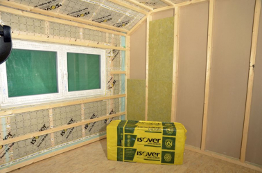 Materiálem ISOVER Woodsil zateplíme obvodové stěny i příčky