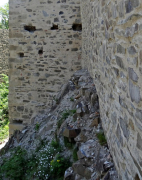 Obr. 8 Parkánová zeď u SV nároží po rekonstrukci