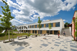 Cena Nadace pro rozvoj architektury a stavitelství 2020 - Rozšíření kapacit Základní a mateřské školy Třebotov (zdroj: Nadace ABF)