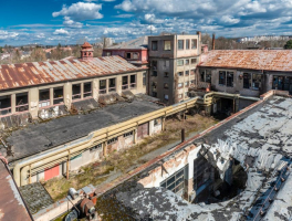 Areál pardubické Tesly - současný stav