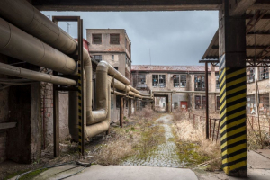 Areál pardubické Tesly - současný stav