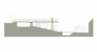 Nadchod v centru Litomyšle