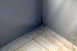 Obr. 3: Špatné řešení koutu – bez zesilující tvarovky