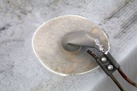 Obr. 7: Prostup pro bleskosvod