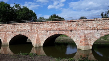 Rekonstrukce historického mostu v lokalitě Portz Insel