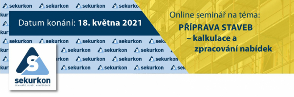 Příprava staveb - kalkulace a zpracování nabídek v pozemním stavitelství