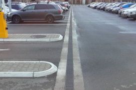 Využití polymerbetonových žlabů MEA EN 1500 v závodě VW Bratislava