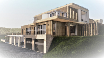 Dům jako součást krajiny, soutěžící HARFEN ateliér