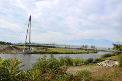 Lávka v Lužci nad Vlatvou z betonu TOPCRETE