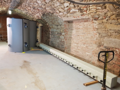 Rozdělovač topných okruhů (foto: Dušan Dzamulič)