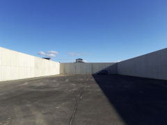 Stavba silážní jámy v obci Nížkovice