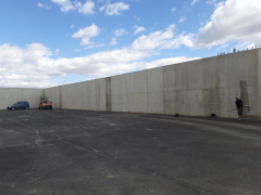 Stavba silážní jámy v obci Nížkovice