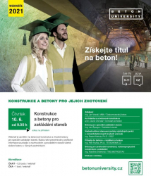 Webinář - Konstrukce a betony pro zakládání staveb