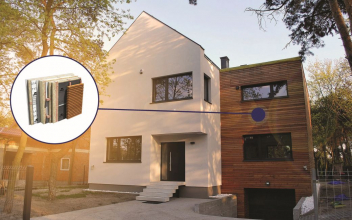 Dřevostavba s větranou fasádou (zdroj: URSA)