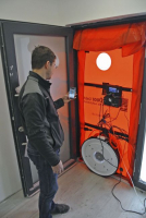 Blower-door test, dálkové ovládání