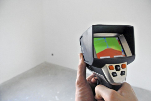 Netěsnost indikovaná termokamerou