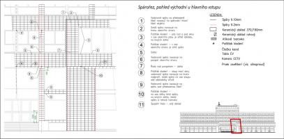 Spárořez, pohled východní u hlavního vstupu